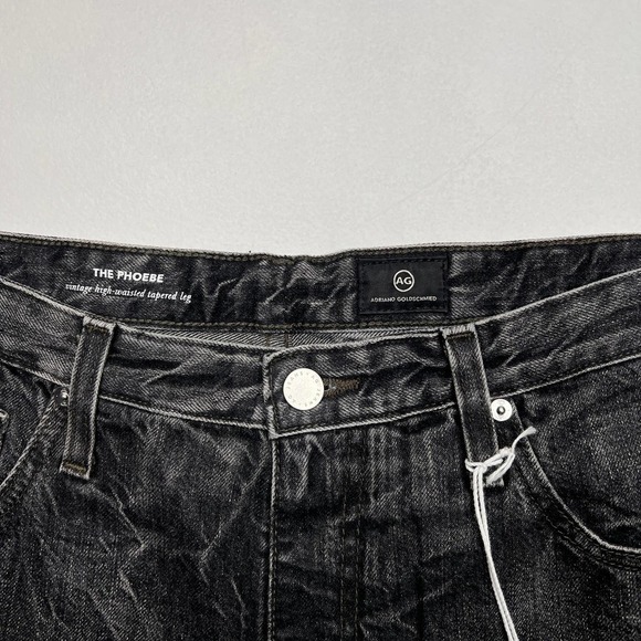Adriano Goldschmied AG The Phoebe Jeans Vintage High Waist Tapered Leg Size 31 - Picture 5 of 12